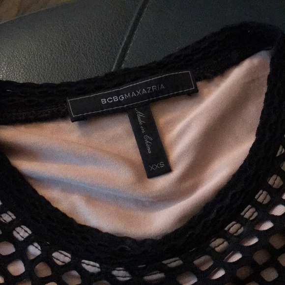 Black and Creme BCBGMAXAZRIA dress - Picture 3 of 4